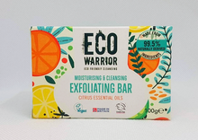 Load image into Gallery viewer, Eco Warrior Moisturizing and Cleansing Exfoliating Bar by Little Soap Company