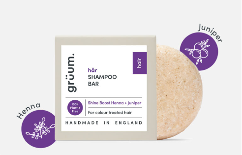 Henna + Juniper Shampoo Bar by grüum