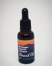 Load image into Gallery viewer, Black Pepper Beard Oil by The Beardy Beard Co. 
