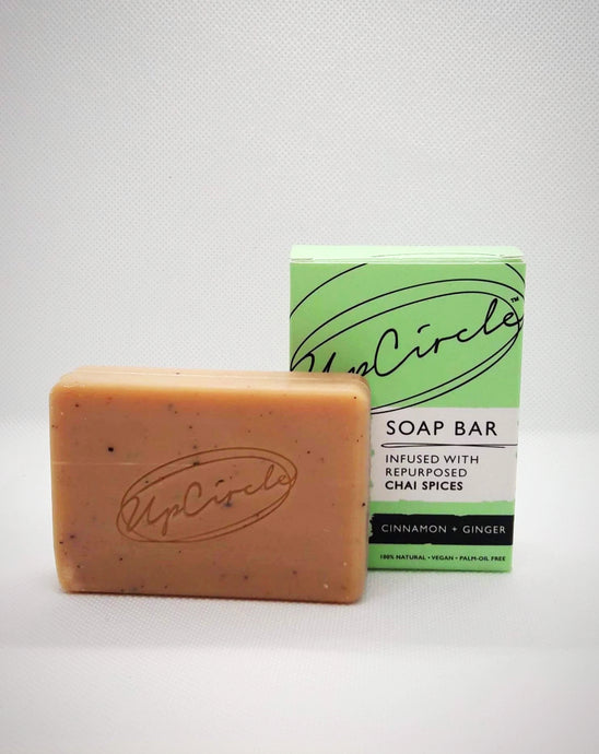 Cinnamon and Ginger Chai Face Soap Bar by UpCircle Beauty